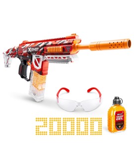 Wyrzutnia Zuru X-Shot Hyper Gel HPG-70 + 20tys kulek żelowych + okulary