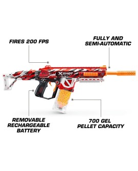 Wyrzutnia Zuru X-Shot Hyper Gel HPG-70 + 20tys kulek żelowych + okulary