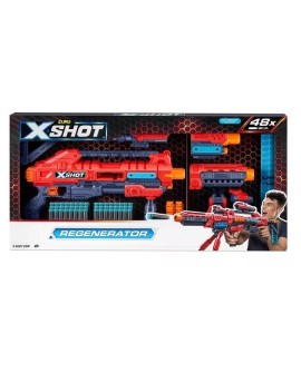 Miotacz strzałek ZURU X-SHOT EXCEL REGENERATOR wyrzutnia 48 strzałek (36173)