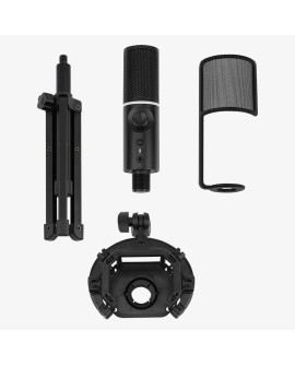 Streamplify MIC TRIPOD Czarny Mikrofon studyjny