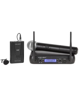 Mikrofon VHF 2 kanały WR-358LD (1 x mik. do ręki + 1x klip)