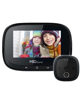 Wizjer do drzwi kamera MBG Line SF55 Black Edition