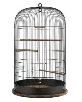 ZOLUX Klatka dla kanarka Retro Marthe śr. 45 cm - brązowa
