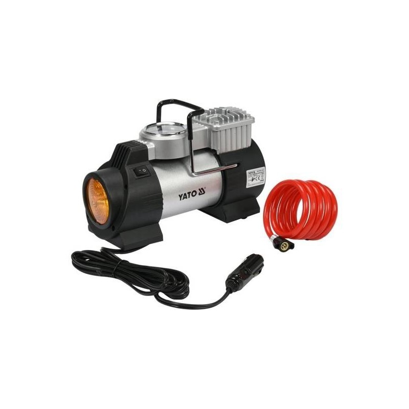 YATO KOMPRESOR / SPRĘŻARKA MINI Z LAMPĄ LED 180W