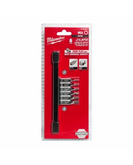 MILWAUKEE ZESTAW NASADEK TRZPIENIOWYCH 6 szt. 1/4 HEX