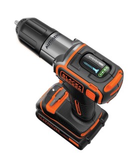 Black & Decker ASD18KB-QW wiertło Czarny, Pomarańczowy