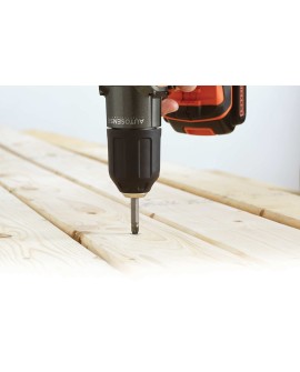 Black & Decker ASD18KB-QW wiertło Czarny, Pomarańczowy