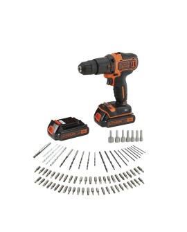 Black & Decker BDCHD18BAFC-QW wiertło 1400 RPM Czarny, Pomarańczowy