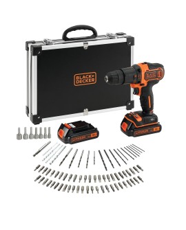 Black & Decker BDCHD18BAFC-QW wiertło 1400 RPM Czarny, Pomarańczowy