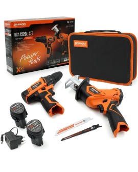 CORDLESS SET: DRILL + SAW/DGA 1220LI SET DAEWOO