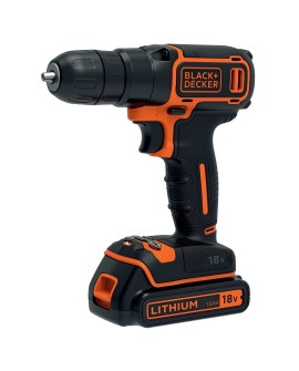 Black & Decker BDCD18-QW wiertło 650 RPM Czarny, Pomarańczowy