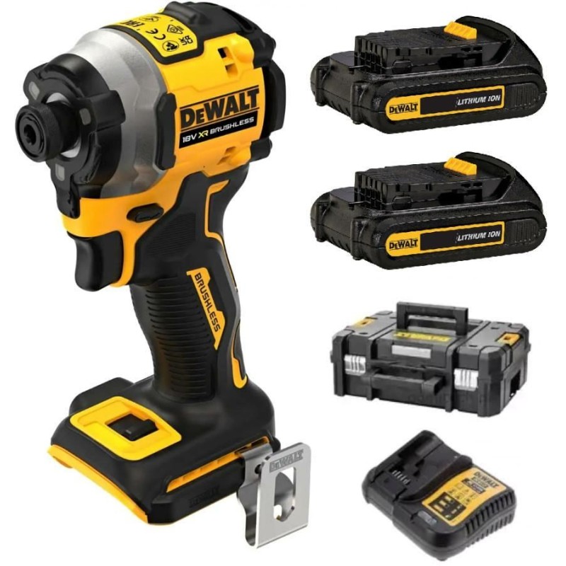 Zakrętarka udarowa DeWalt DCF850D2T 18V 2x 2.0Ah 3 biegowa 205Nm