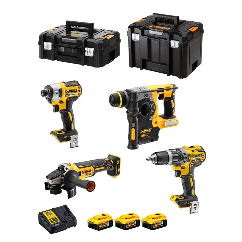 18v xr kit tstak (dcg405, dch273, dcd796, dcf887)
