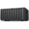 NAS Synology DS1823xs+ Tower 8x (3.5" SATA HDD/2.5" SATA SSD) AMD Ryzen V1780B, 8 GB DDR4 ECC SODIMM (max. 32GB), 2x 1GbE RJ-45,