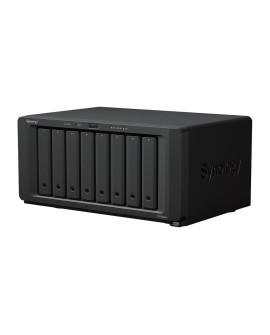 NAS Synology DS1823xs+ Tower 8x (3.5" SATA HDD/2.5" SATA SSD) AMD Ryzen V1780B, 8 GB DDR4 ECC SODIMM (max. 32GB), 2x 1GbE RJ-45,