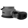 Szlifierka mimośrodowa 450W Graphite tarcza 125/150mm z walizką