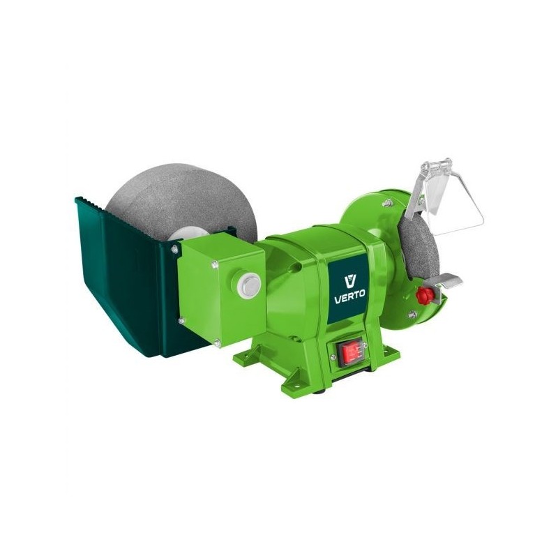 Szlifierko-osełka stołowa 250W, ściernice 150 x 12.7/200 x 20 mm Verto