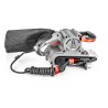 Szlifierka taśmowa 800W Graphite z pasem bezkońcowym 75 x 457 mm i walizką