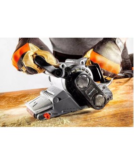 Szlifierka taśmowa 800W Graphite z pasem bezkońcowym 75 x 457 mm i walizką