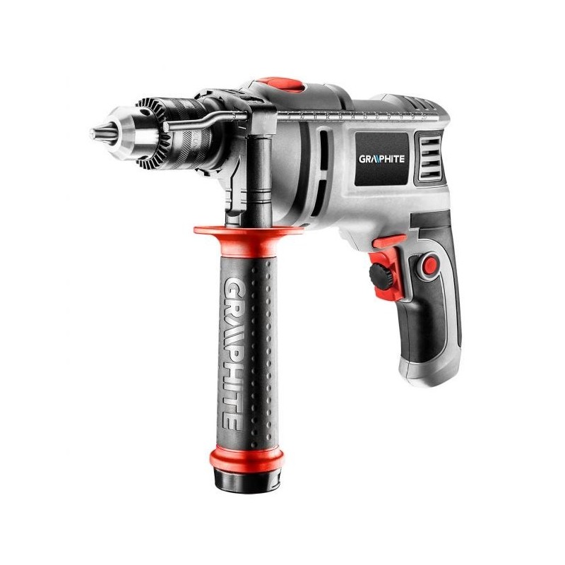 Wiertarka udarowa 550W,uchwyt kluczykowy 13 mm, walizka Graphite