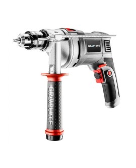 Wiertarka udarowa 720W, uchwyt kluczykowy 13 mm, walizka Graphite