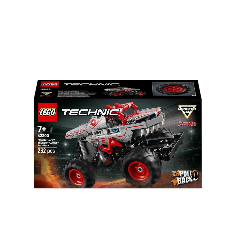 LEGO 42200 TECHNIC - Monster Jam ThunderROARus z napędem typu pull-back