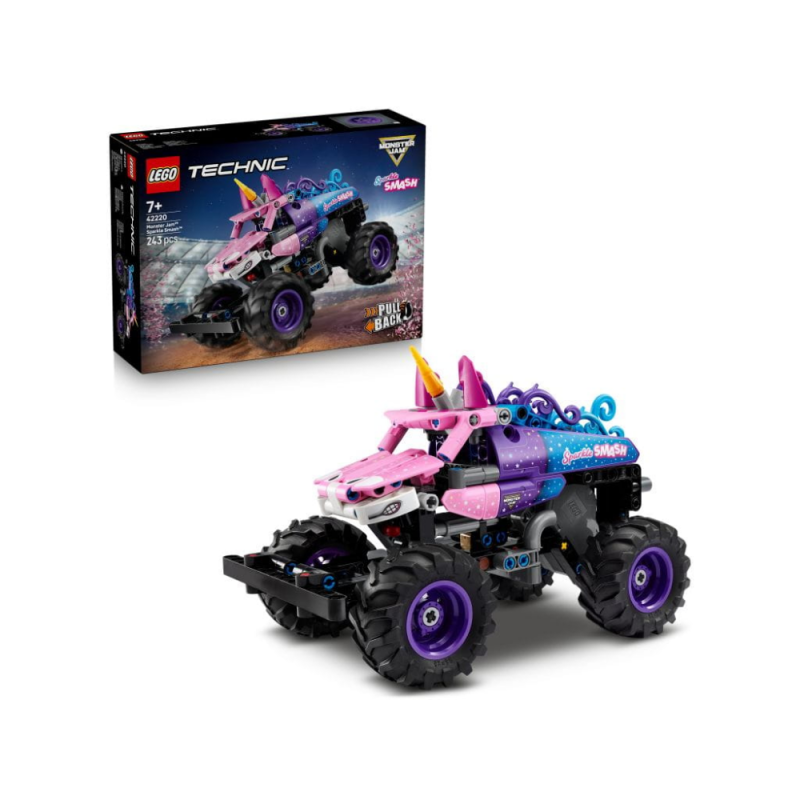 Technic Monster Ja Sparkle Smash z napędem typu pull-back