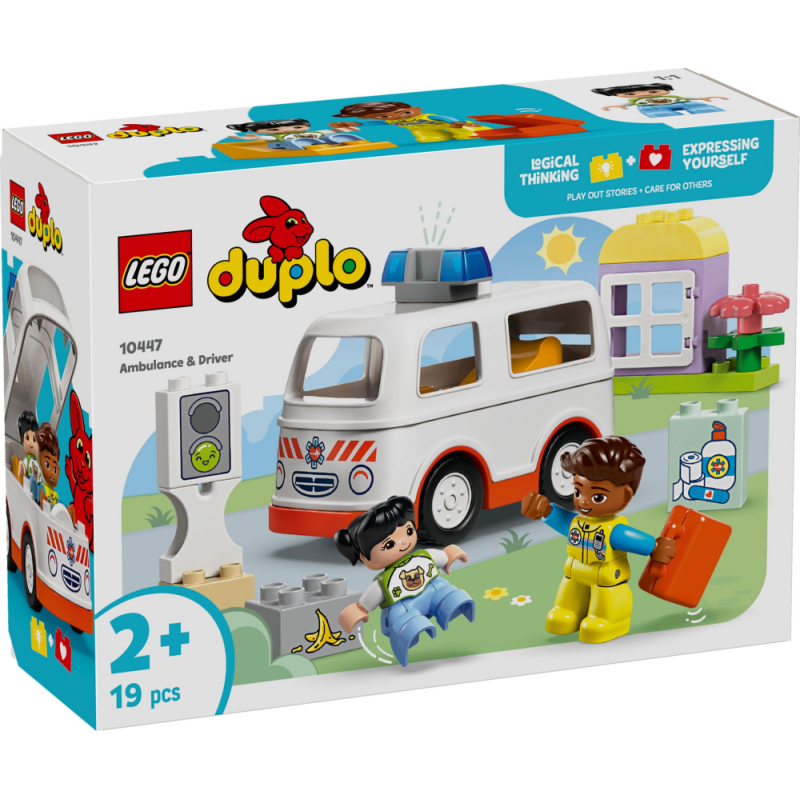LEGO 10447 DUPLO - Karetka z kierowcą