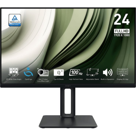 Monitor MSI PRO MP245PG (23.8" /IPS /100Hz /1920 x 1080 /Czarny)