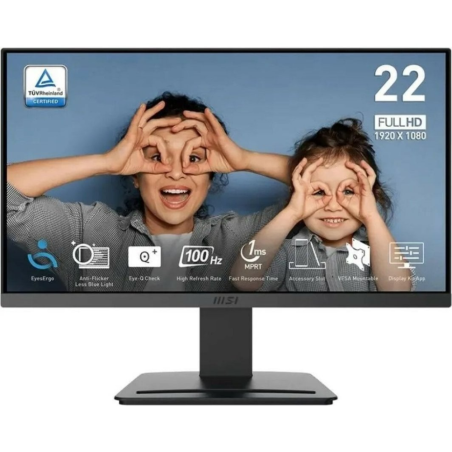 Monitor MSI PRO MP223 E2 (21.45" /VA /100Hz /1920 x 1080 /Czarny)