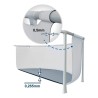 Intex Basen stelażowy Prism 305X76 z pompą