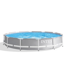 Intex 26710EH basen zewnętrzny naziemny Basen ramowy W kształcie okręgu 6503 l Szary