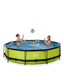 EXIT BASEN Z POMPĄ (12V) O360X76 CM – LIME