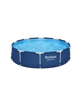 Bestway Steel Pro 56677 / 23 basen zewnętrzny naziemny Basen ramowy W kształcie okręgu 4678 l Niebieski