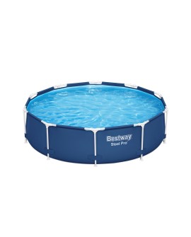 Bestway Steel Pro 56677 / 23 basen zewnętrzny naziemny Basen ramowy W kształcie okręgu 4678 l Niebieski