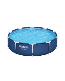 Bestway Steel Pro 56677 / 23 basen zewnętrzny naziemny Basen ramowy W kształcie okręgu 4678 l Niebieski