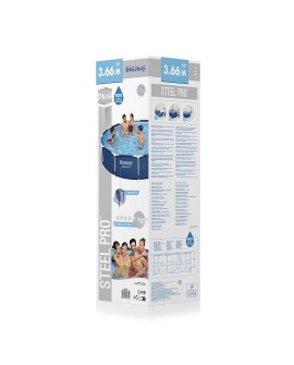 Bestway 56706 / 23 basen zewnętrzny naziemny Basen ramowy W kształcie okręgu 6473 l Niebieski