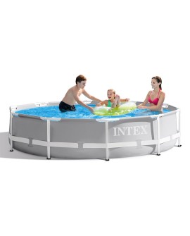 Intex PrismFrame Basen ramowy W kształcie okręgu 4485 l Szary