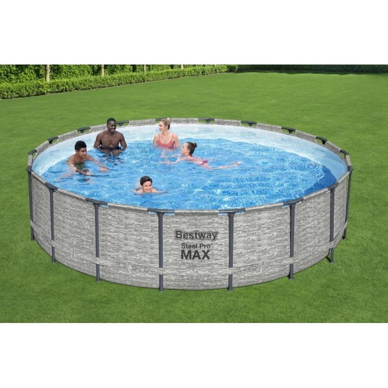 Bestway 5618Y Basen stelażowy Steel Pro MAX 549x122 (WYPRZEDAŻ)