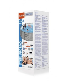 Bestway 5618Y Basen stelażowy Steel Pro MAX 549x122 (WYPRZEDAŻ)