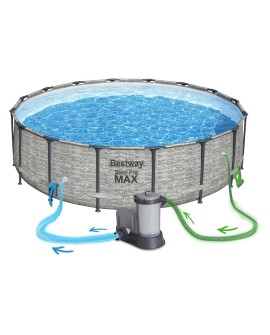 Bestway 5618Y Basen stelażowy Steel Pro MAX 549x122 (WYPRZEDAŻ)
