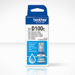 Brother oryginalny ink / tusz BTD100C, cyan, 5000s, 48.8ml