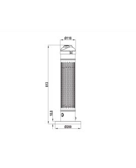 Stalowy ogrzewacz tarasowy Activejet APH-IS800