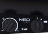 Nagrzewnica elektryczna NEO TOOLS 90-065 stal nierdzewna 2000 W Czarny