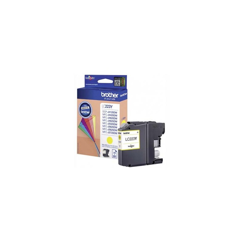 Brother oryginalny ink / tusz LC-223Y, yellow, 600s