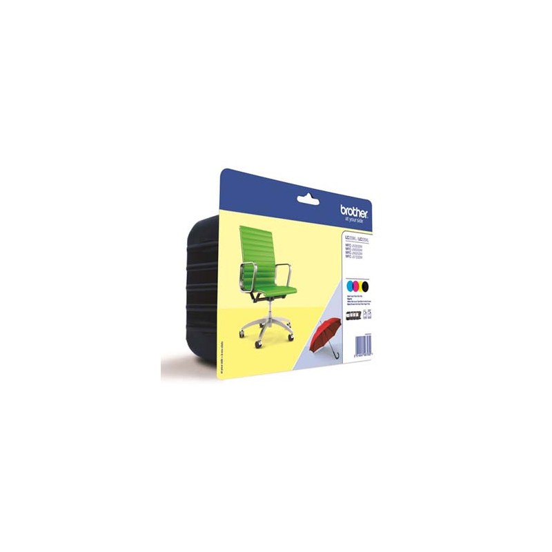 Brother oryginalny ink / tusz LC-229XLVALBP, CMYK, 2400s