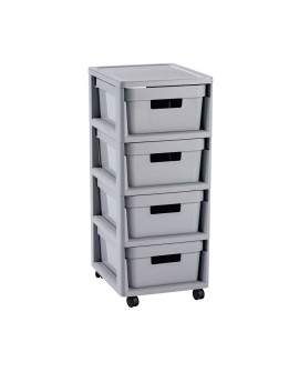 REGAŁ CURVER INFINITY 4X10L SZARY