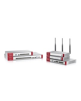 Firewall Zyxel USGFLEX100 1xWAN 4xLAN SPI firewall: 900 Mbps Max. IPsec VPN: 50