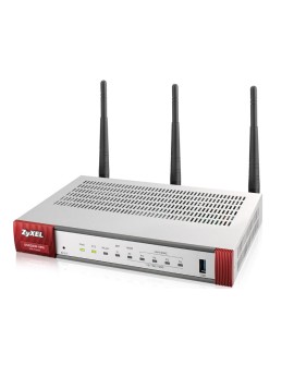 Firewall Zyxel USG 20W-VPN 1xWAN 4xLAN 1xWAN/LAN WiFi 5 SPI firewall: 350 Mbps Max. IPsec VPN: 10