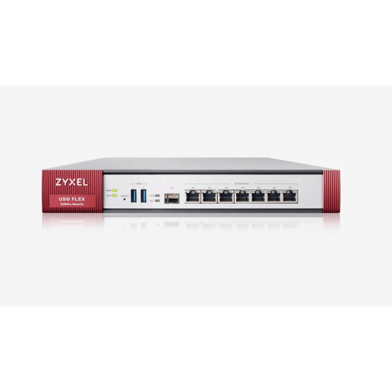 Firewall Zyxel USGFLEX200 2xWAN 4xLAN SPI firewall: 1800 Mbps Max. IPsec VPN: 100